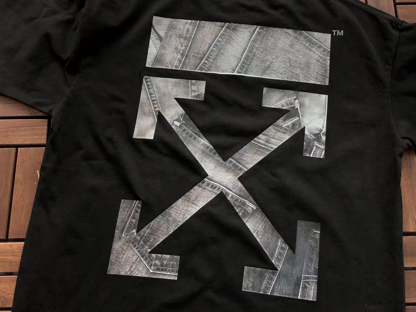 Camiseta Off-White Arrows "Denim Print"