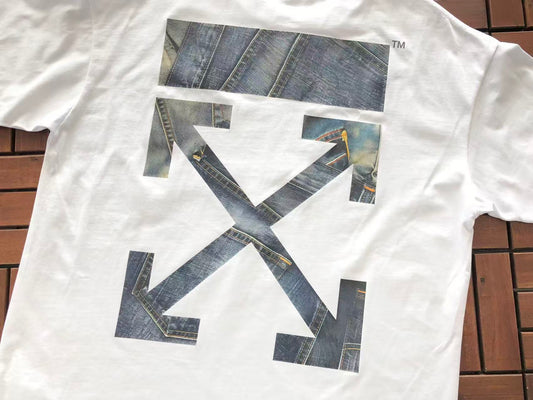 Camiseta Off-White Arrows "Denim Print"