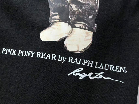 Polo Bear Pink Pony Graphic T-Shirt