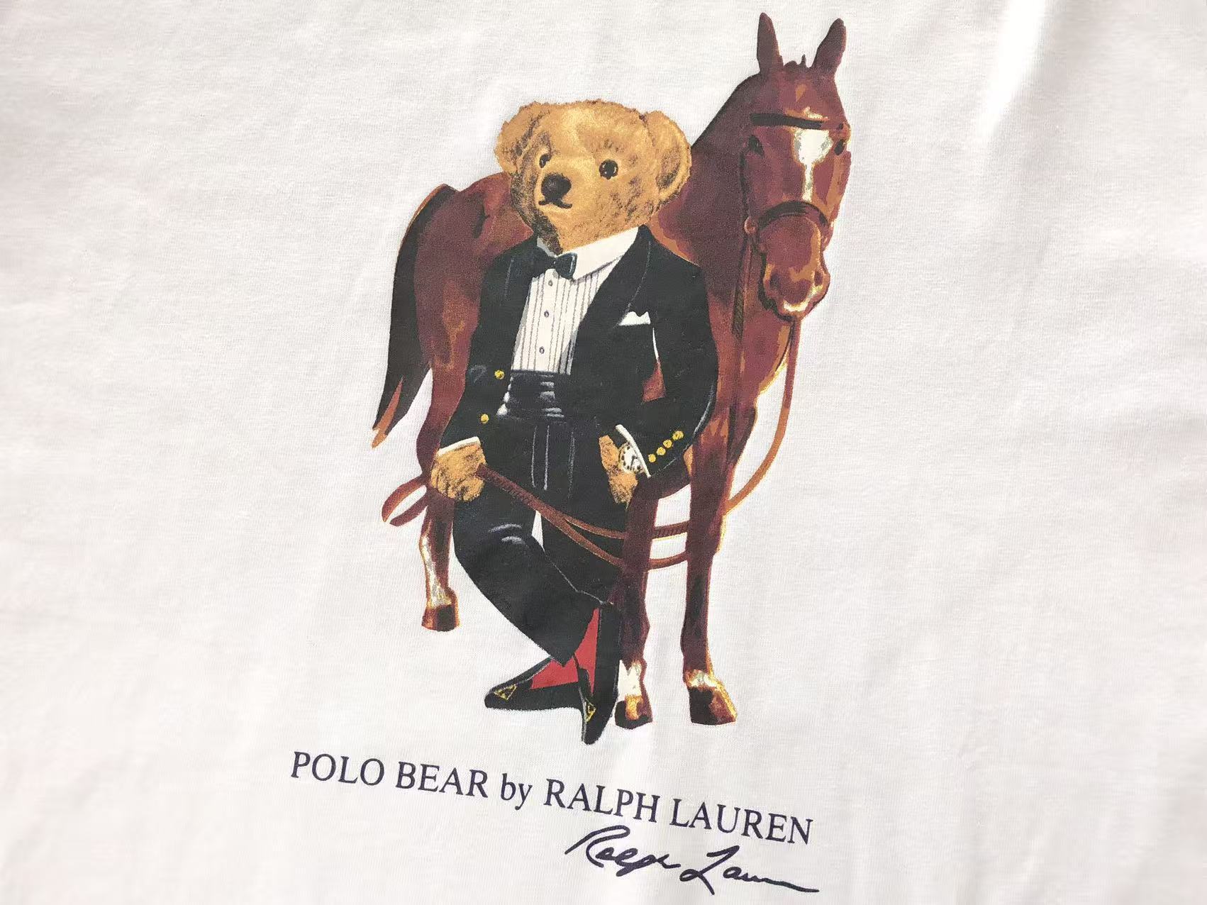 Polo Bear Tuxedo & Horse Graphic T-Shirt