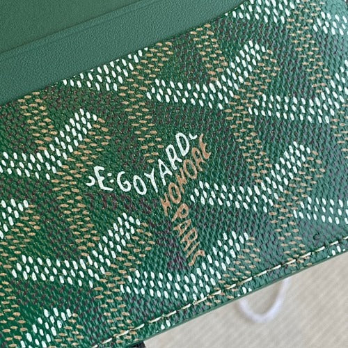 Porta Cartão - Goyard - Verde Escuro