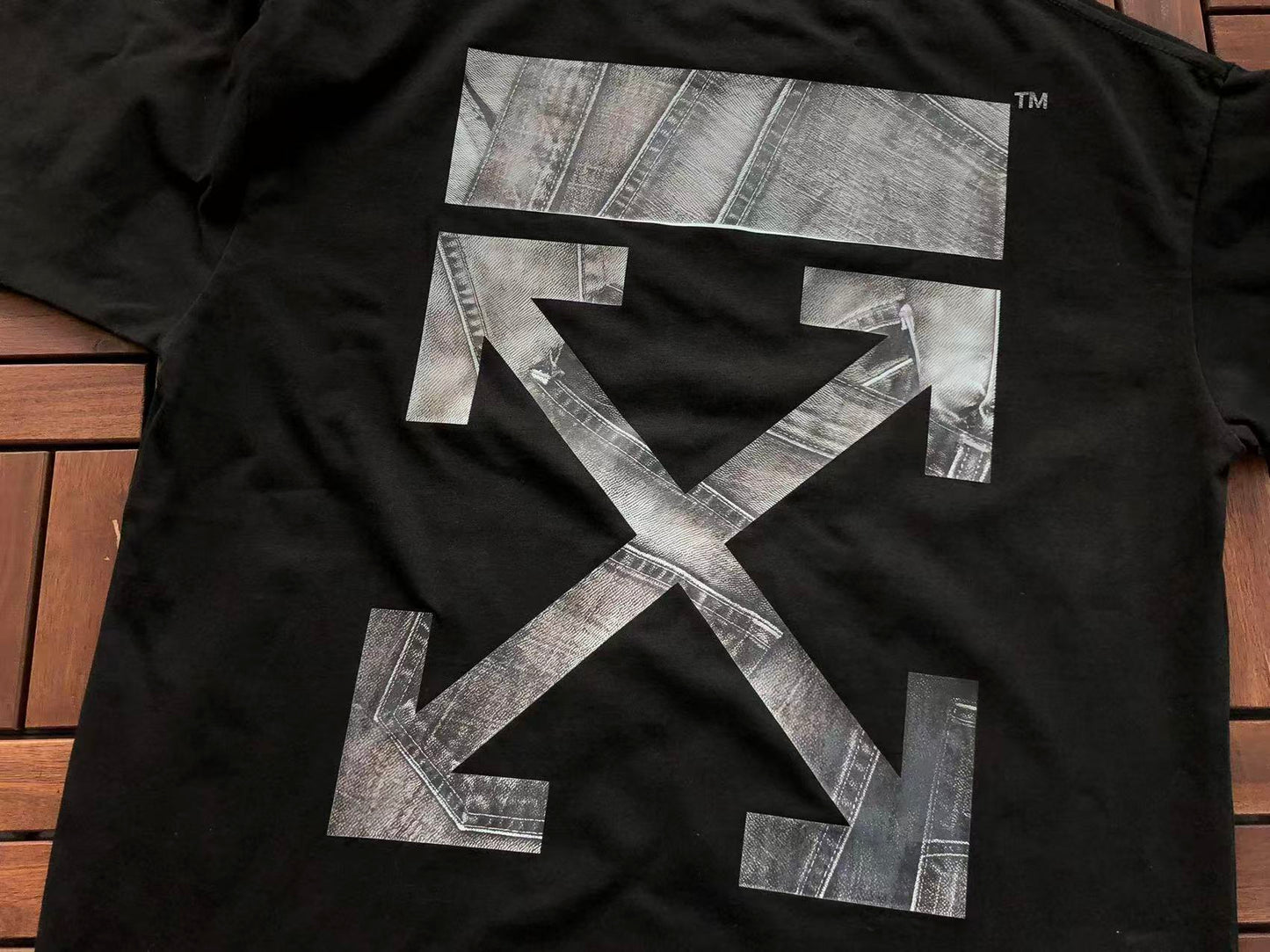 Camiseta Off-White Arrows "Denim Print"