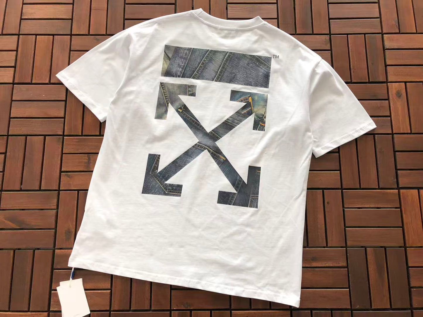 Camiseta Off-White Arrows "Denim Print"