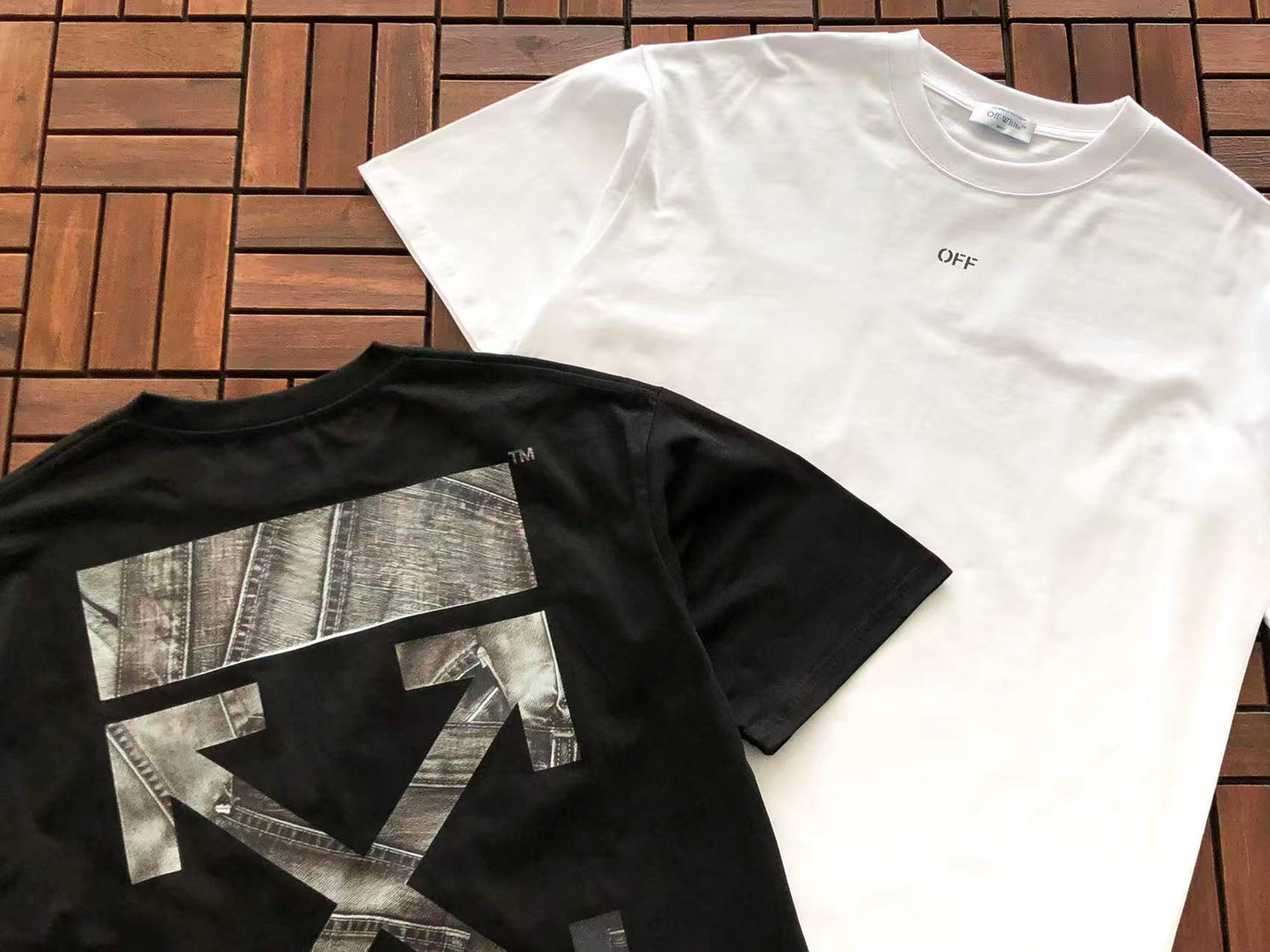 Camiseta Off-White Arrows "Denim Print"