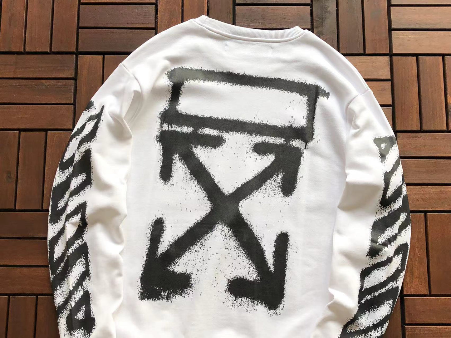 Moletom Sem Capuz - Off-White