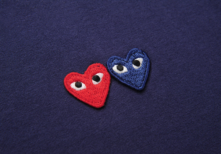 Camiseta CDG Play "Double Heart"