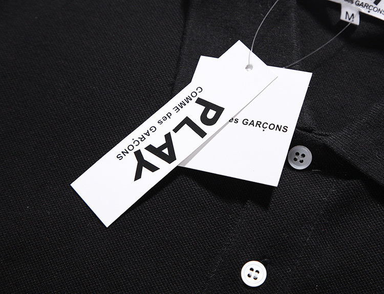 Camisa Polo CDG Play "Heart Logo"