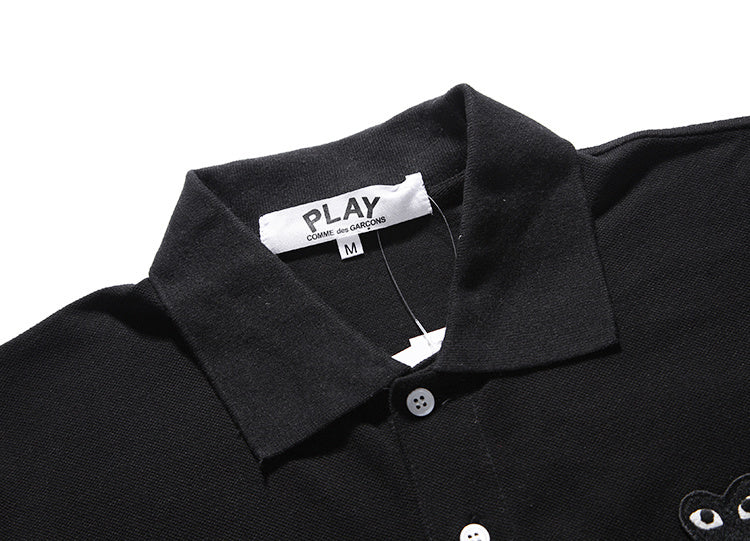 Camisa Polo CDG Play "Heart Logo"
