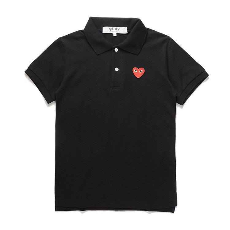 Camisa Polo CDG Play "Heart Logo"