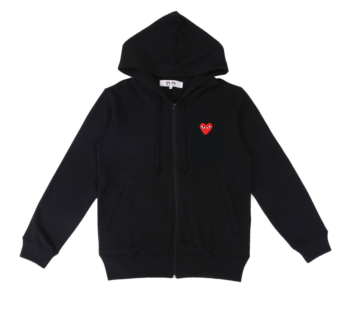 Moletom Full Zíper CDG Play "Heart Logo"
