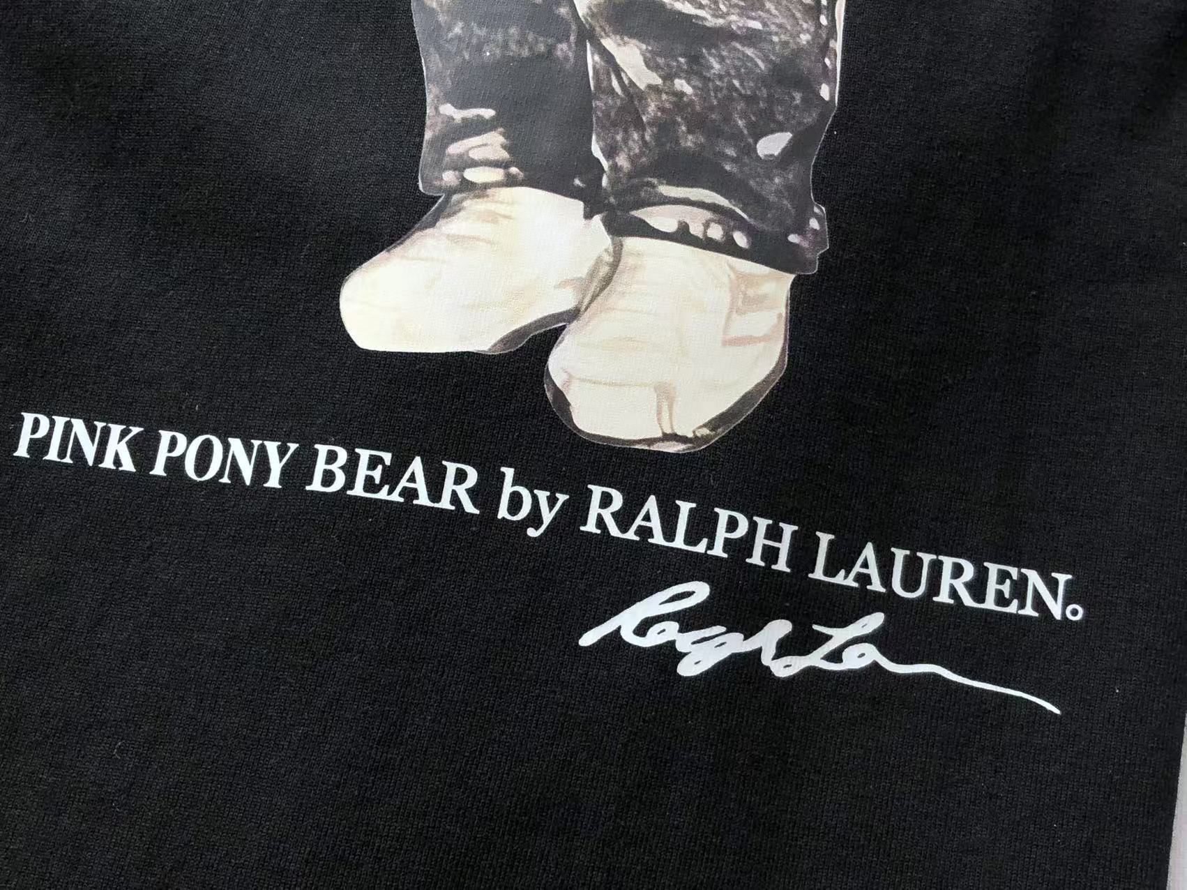 Polo Bear Pink Pony Graphic T-Shirt