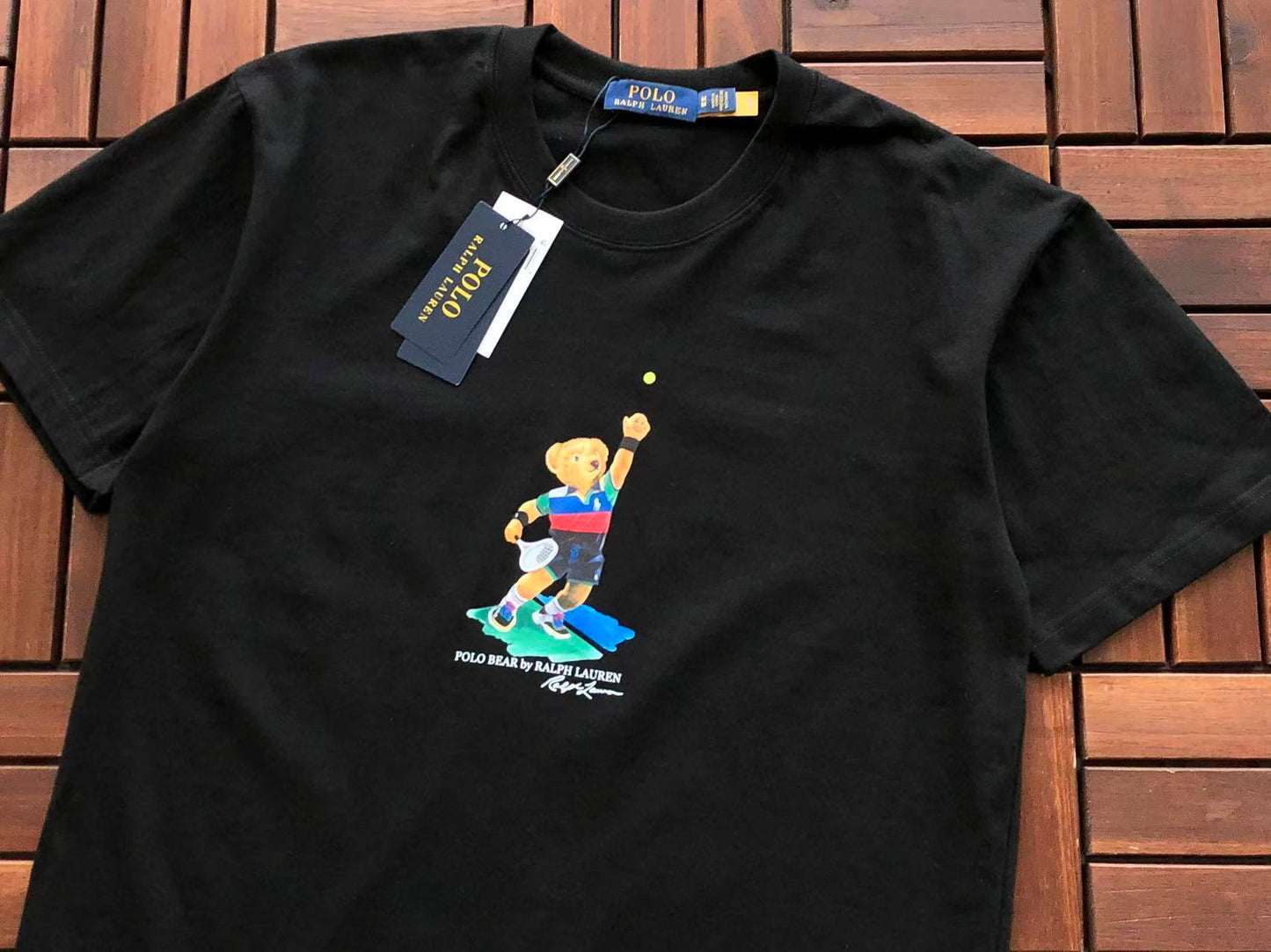 Polo Bear Tennis Graphic T-Shirt