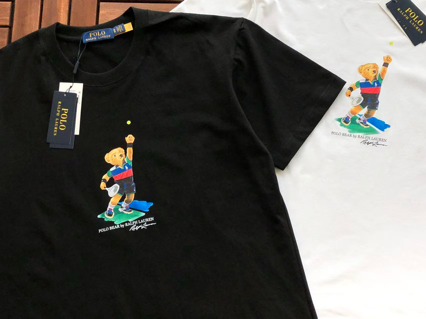 Polo Bear Tennis Graphic T-Shirt