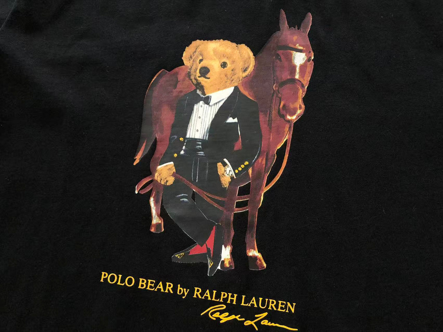 Polo Bear Tuxedo & Horse Graphic T-Shirt