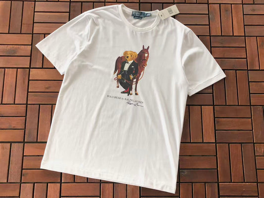 Polo Bear Tuxedo & Horse Graphic T-Shirt