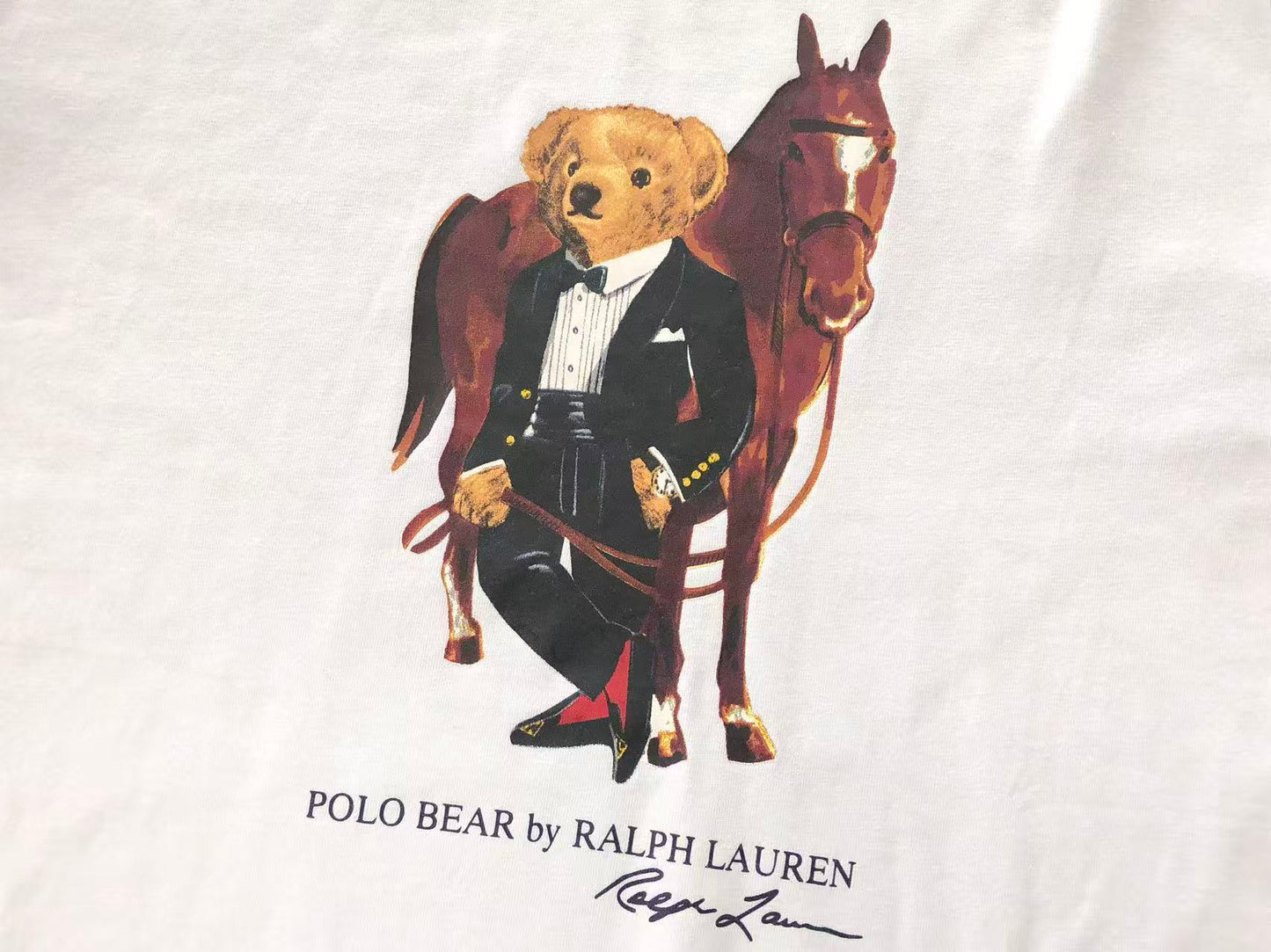 Polo Bear Tuxedo & Horse Graphic T-Shirt