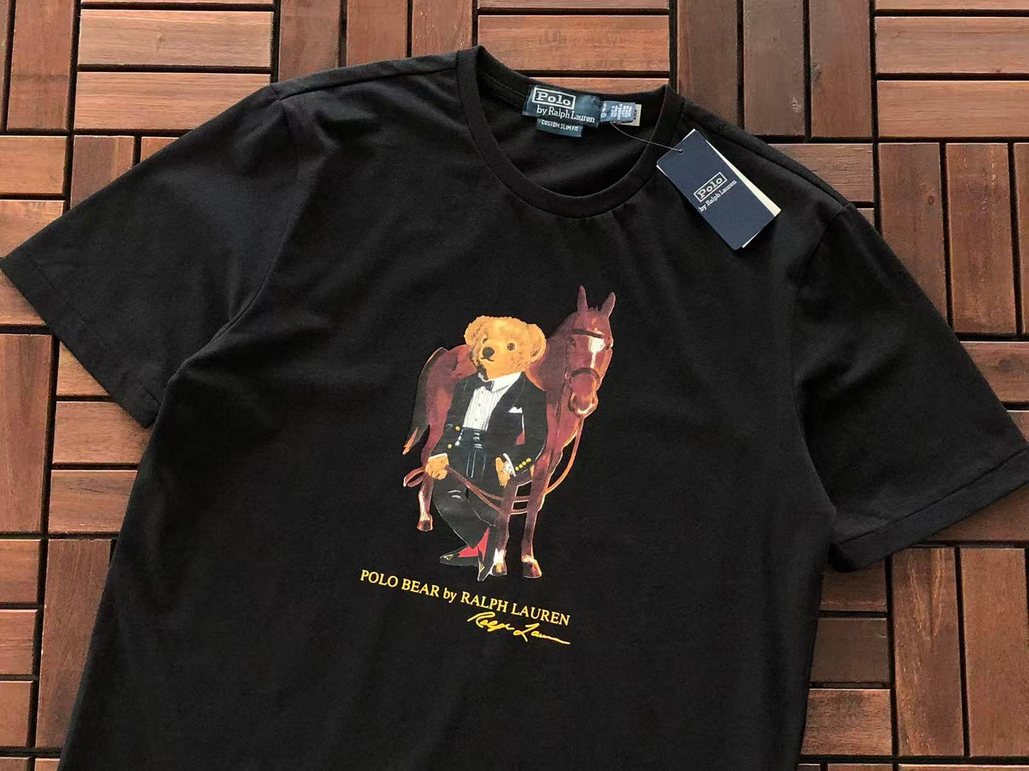 Polo Bear Tuxedo & Horse Graphic T-Shirt