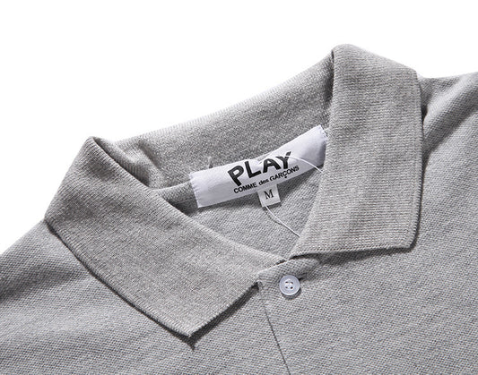 Camisa Polo CDG Play "Heart Logo"