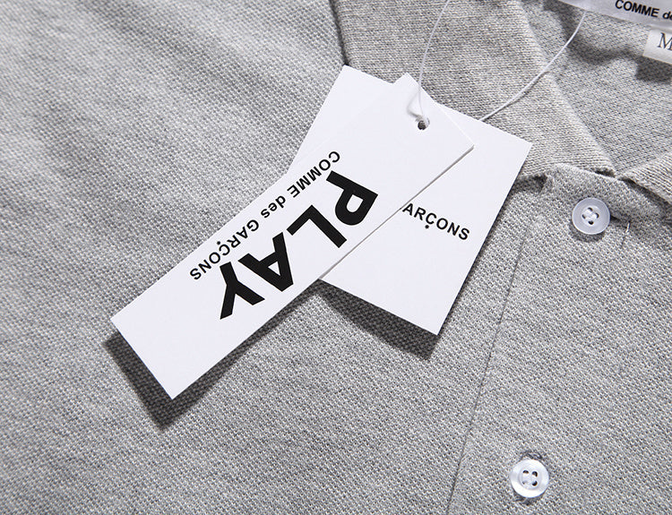 Camisa Polo CDG Play "Heart Logo"