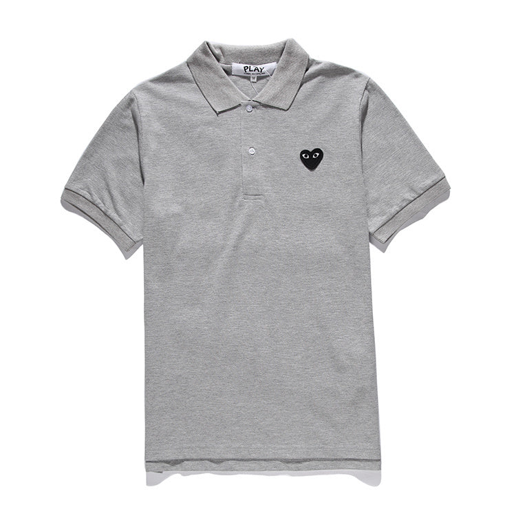 Camisa Polo CDG Play "Heart Logo"