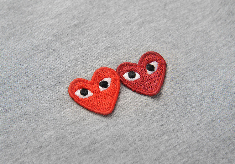 Camiseta CDG Play "Double Heart"
