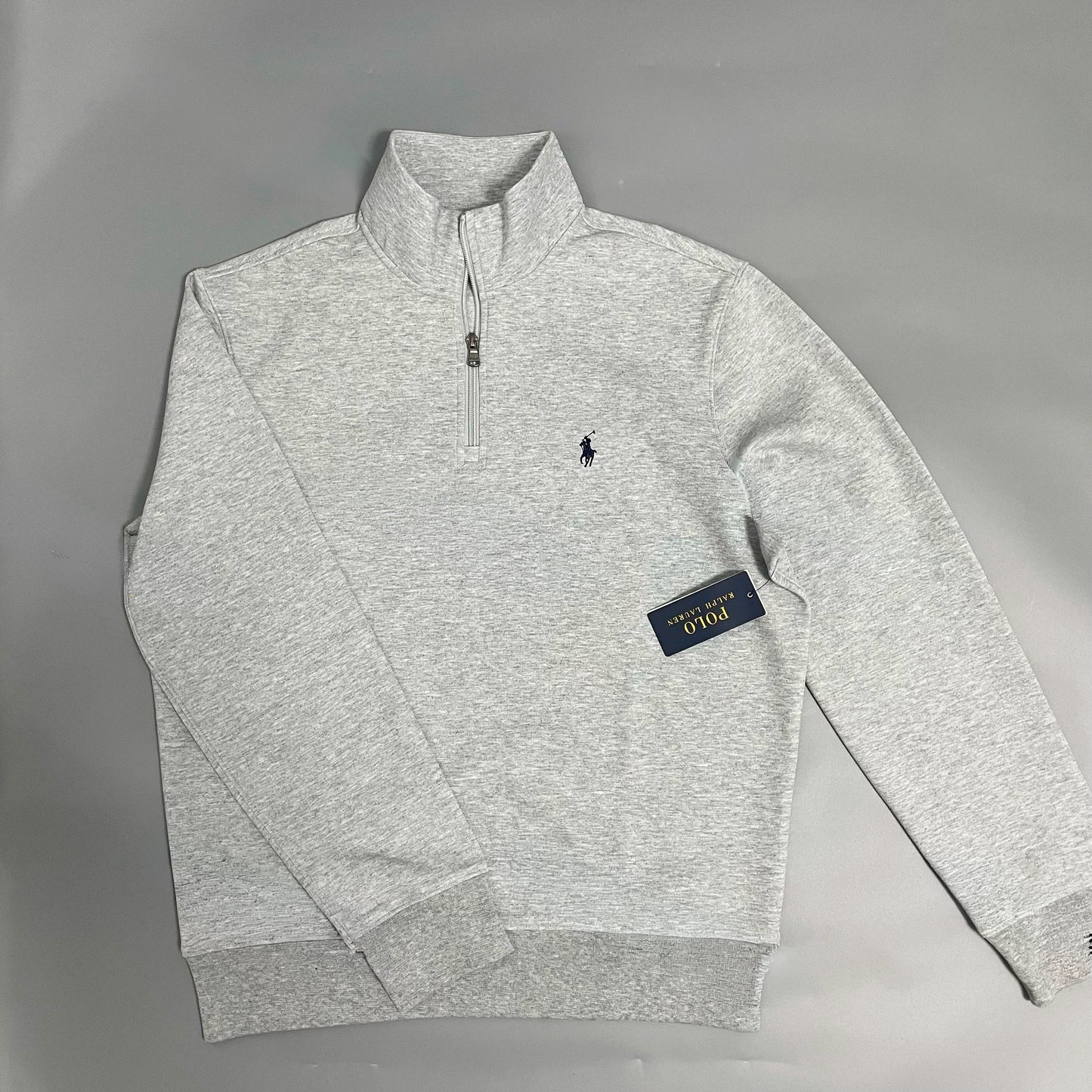 Suéter Quarter Zip Double-Knit Ralph Lauren