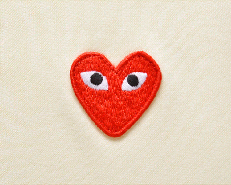 Moletom Full Zíper CDG Play "Heart Logo"