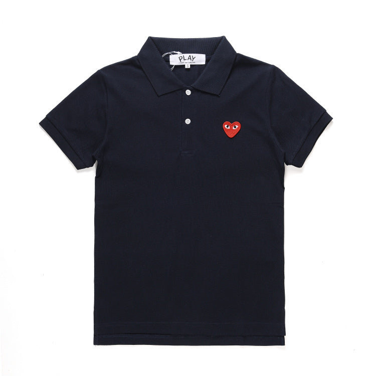 Camisa Polo CDG Play "Heart Logo"