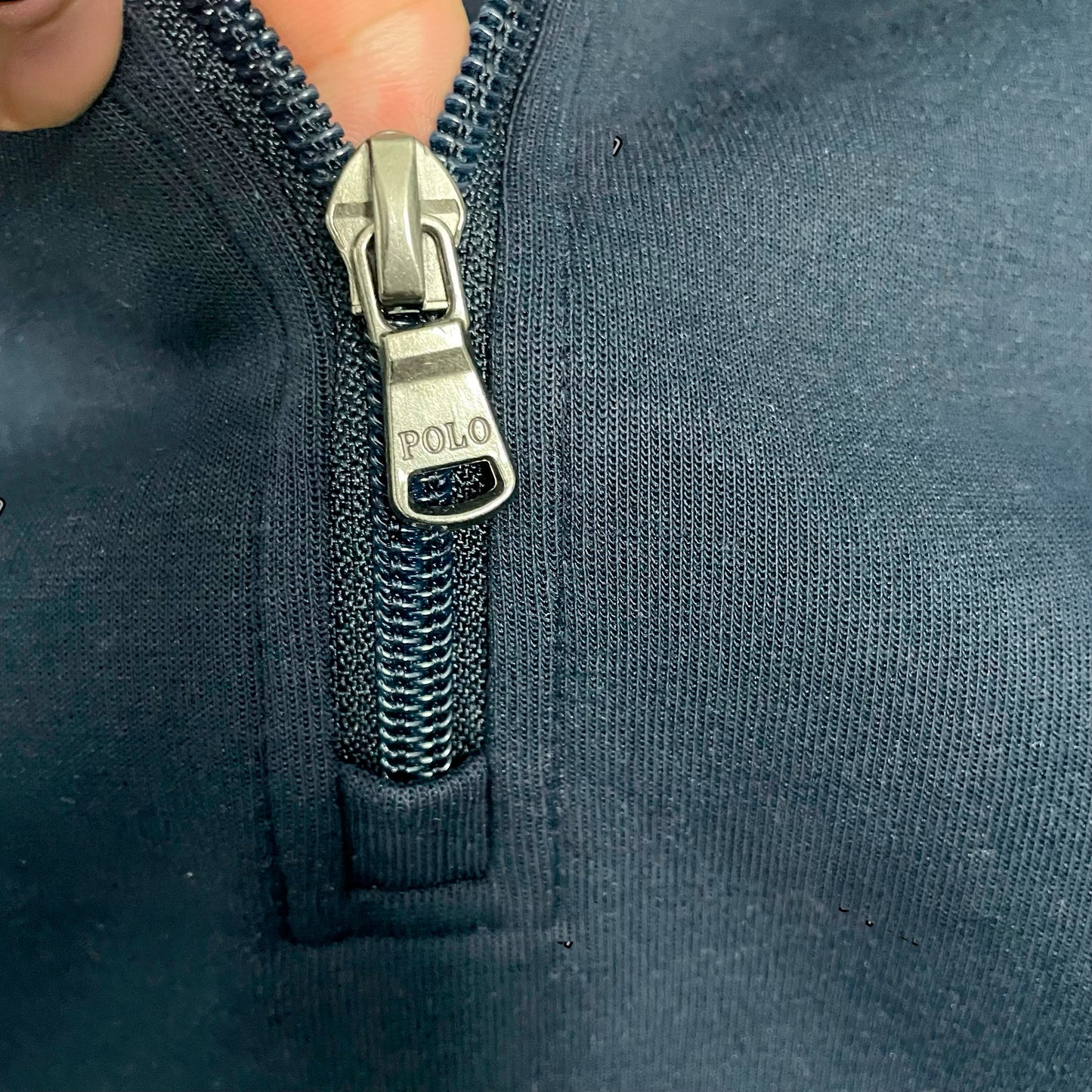 Suéter Quarter Zip Double-Knit Ralph Lauren