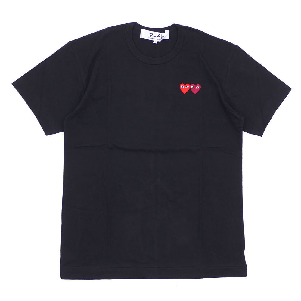 Camiseta CDG Play "Double Heart"