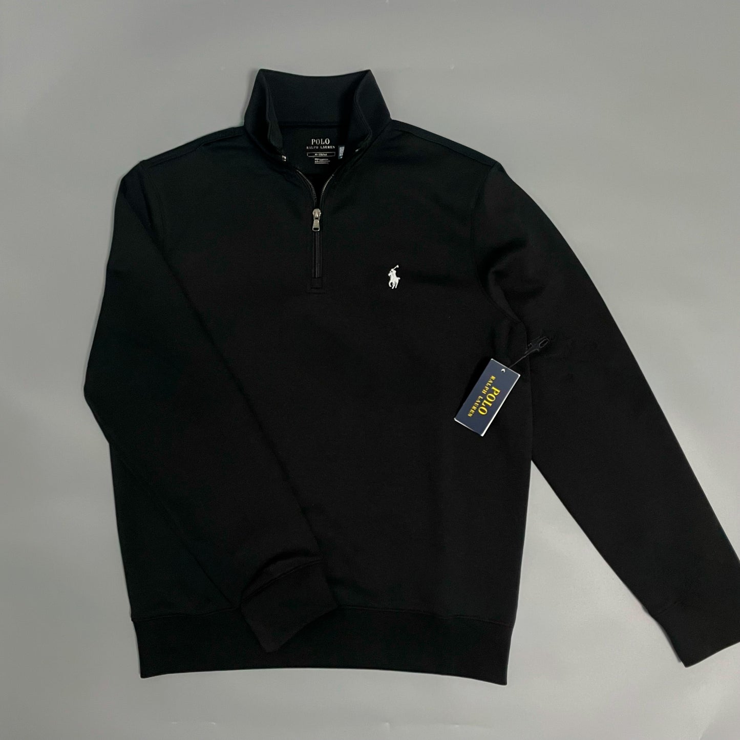 Suéter Quarter Zip Double-Knit Ralph Lauren