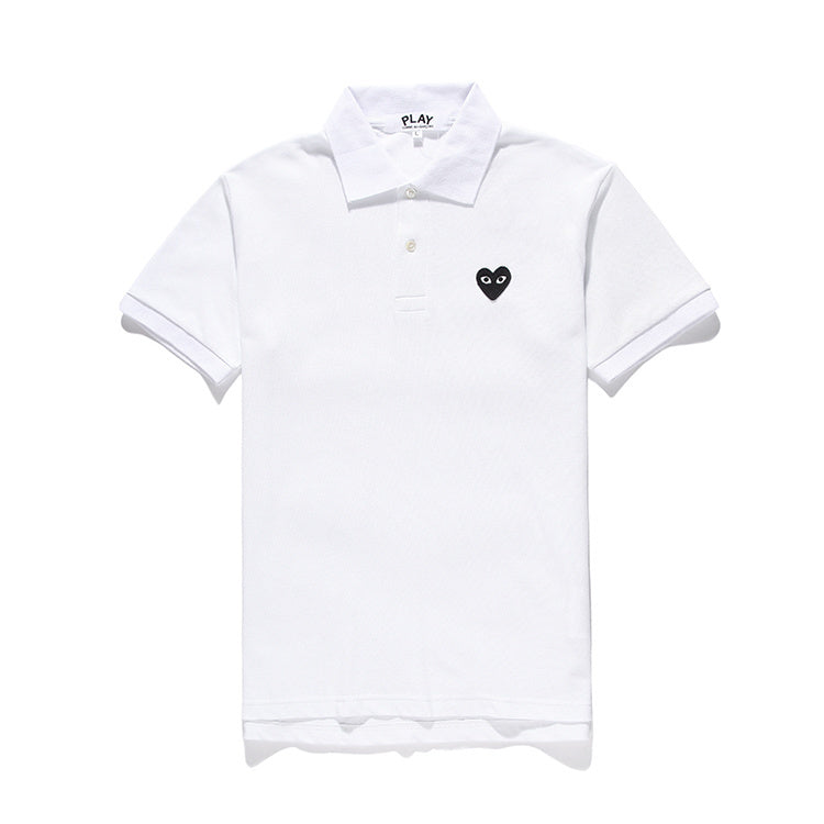 Camisa Polo CDG Play "Heart Logo"