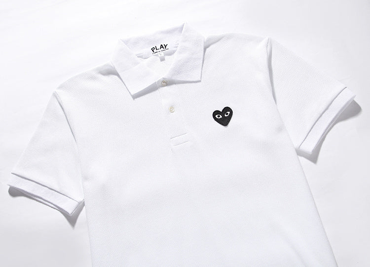Camisa Polo CDG Play "Heart Logo"