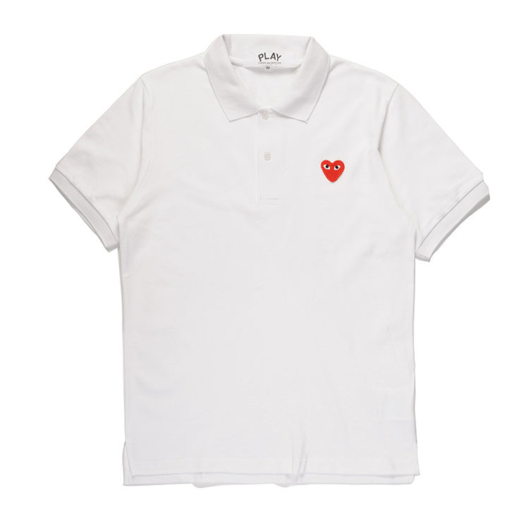 Camisa Polo CDG Play "Heart Logo"