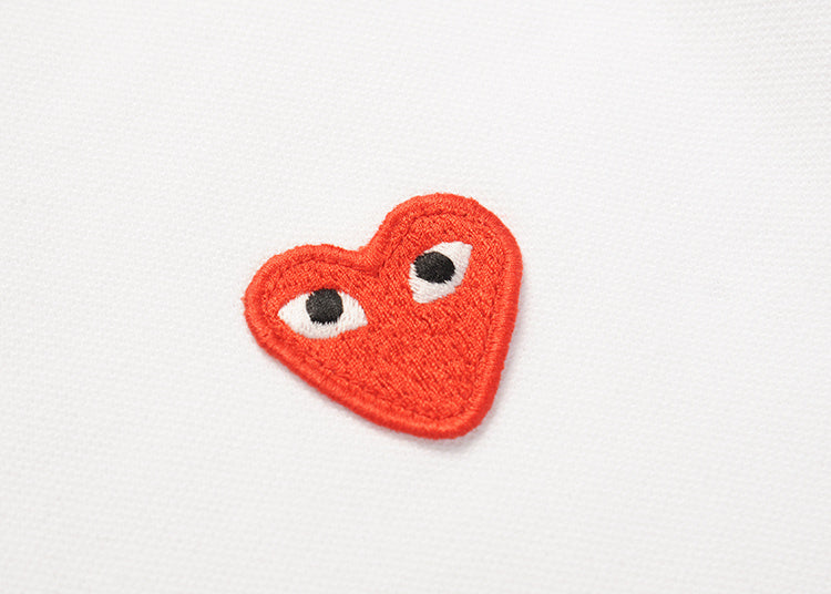 Camisa Polo CDG Play "Heart Logo"