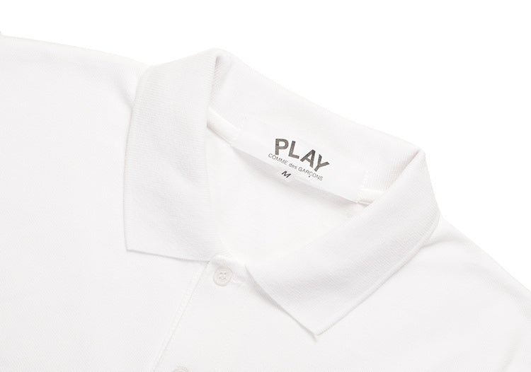 Camisa Polo CDG Play "Heart Logo"