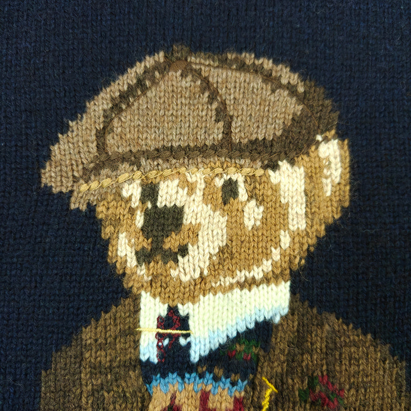Suéter de Tricô Urso Heritage Ralph Lauren