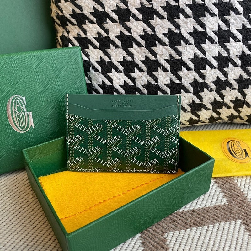 Porta Cartão - Goyard - Verde Escuro