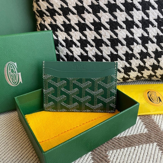Porta Cartão - Goyard - Verde Escuro